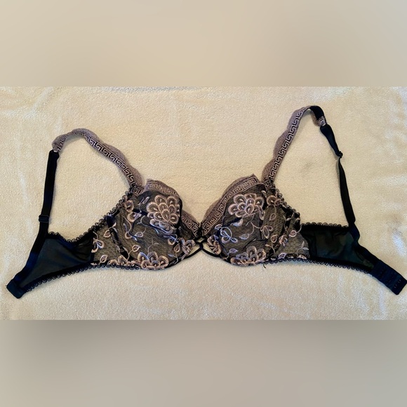 Lejaby 3433 French Embroidered Floral Bra size 32E (32DD) - Picture 6 of 9